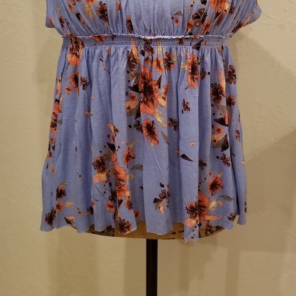 NWT Free People Womens Off the Shoulder Blouse Top - Picture 5 of 6